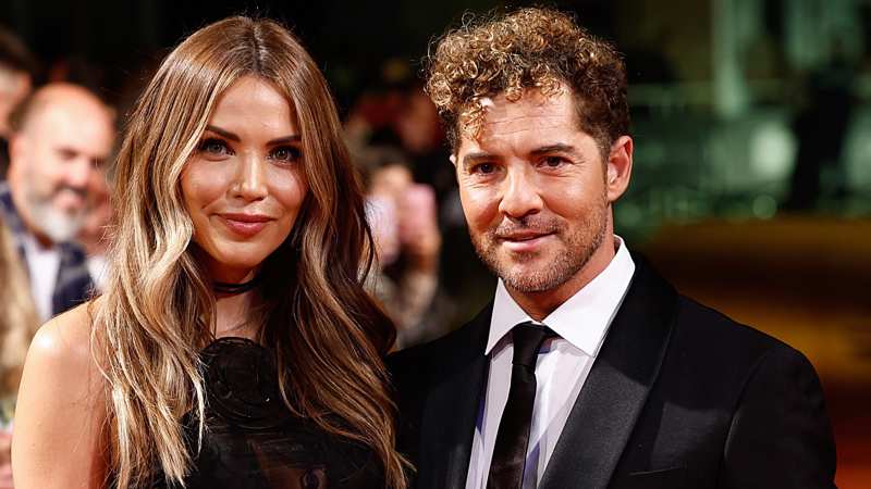 Rosanna Zanetti y David Bisbal en el festival de cine de Vitoria