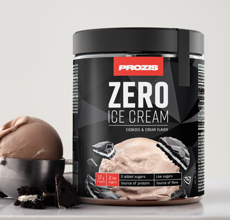 Zero Ice Cream Cookies & Cream 500 mL de Prozis 6,49 euros 