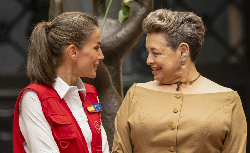 La Reina Letizia y la Primera Dama de Guatemala. 