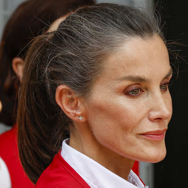 La Reina Letizia, pensativa