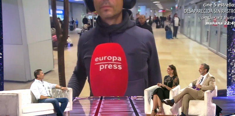 Ángel Cristo Jr. durante un instante de su entrevista en 'De Viernes'. 