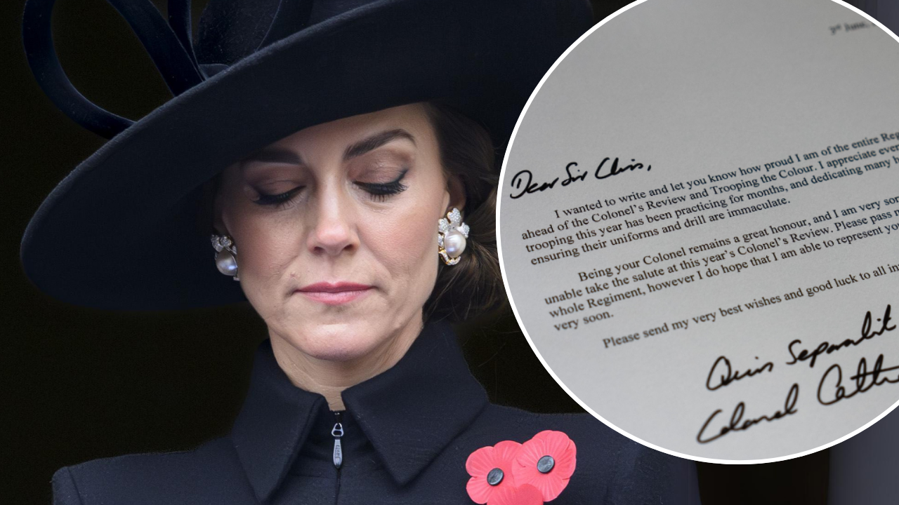 La emotiva carta de Kate Middleton ante su ausencia en el ‘Trooping the Colour’