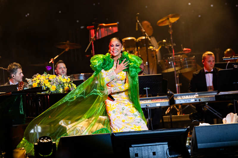Isabel Pantoja en su concierto de Almería