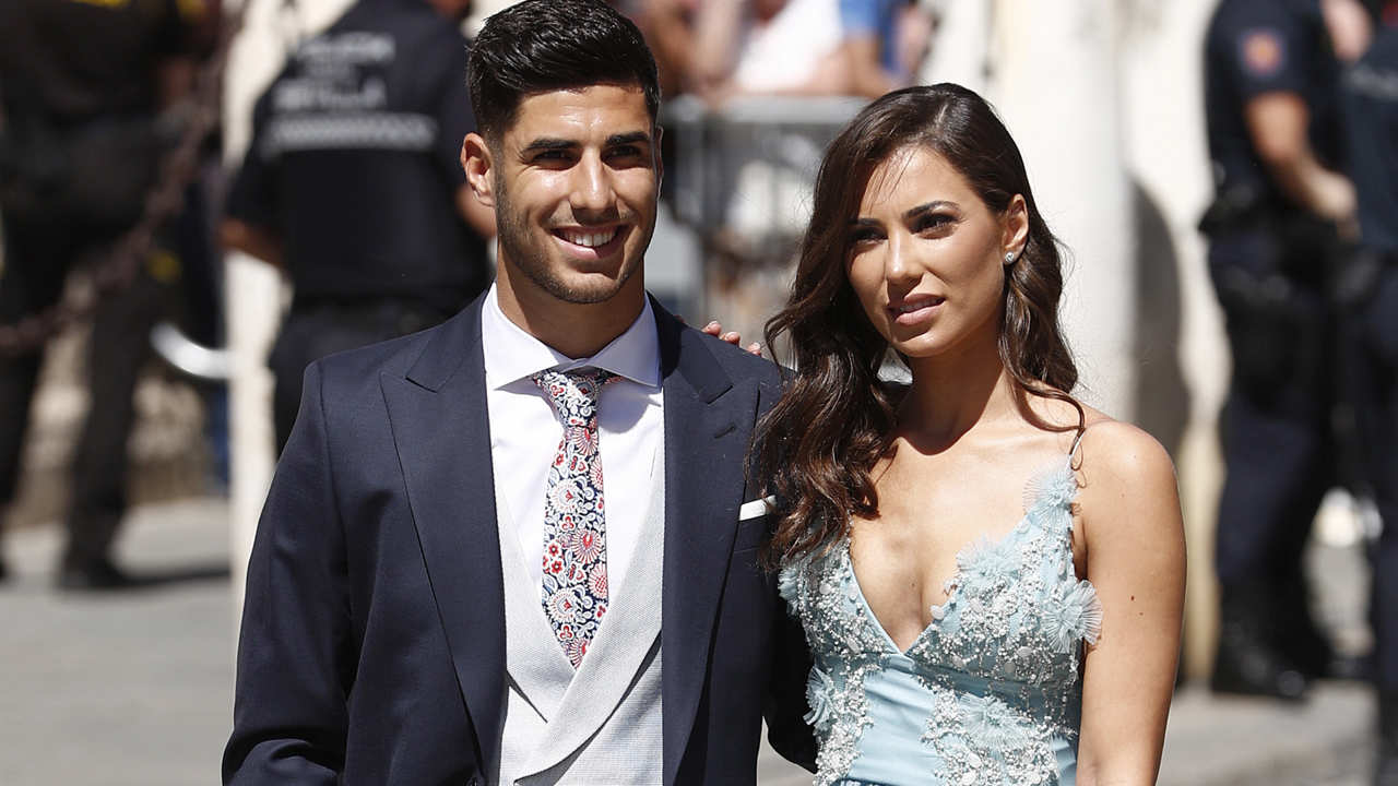 Marco Asensio y Sandra Garal, en una foto de archivo. 