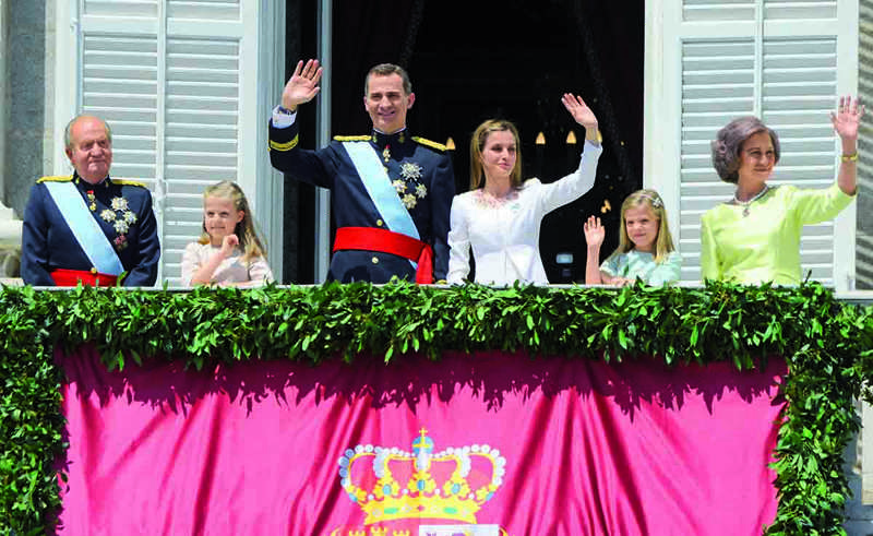 La Proclamación de los Reyes Felipe y Letizia en 2014