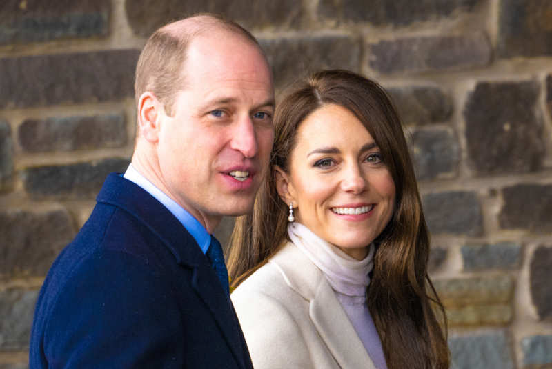 Kate Middleton y el Príncipe Guillermo en un acto oficial