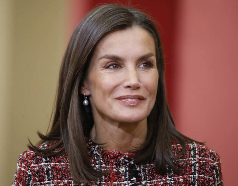 La Reina Letizia presume de melena natural