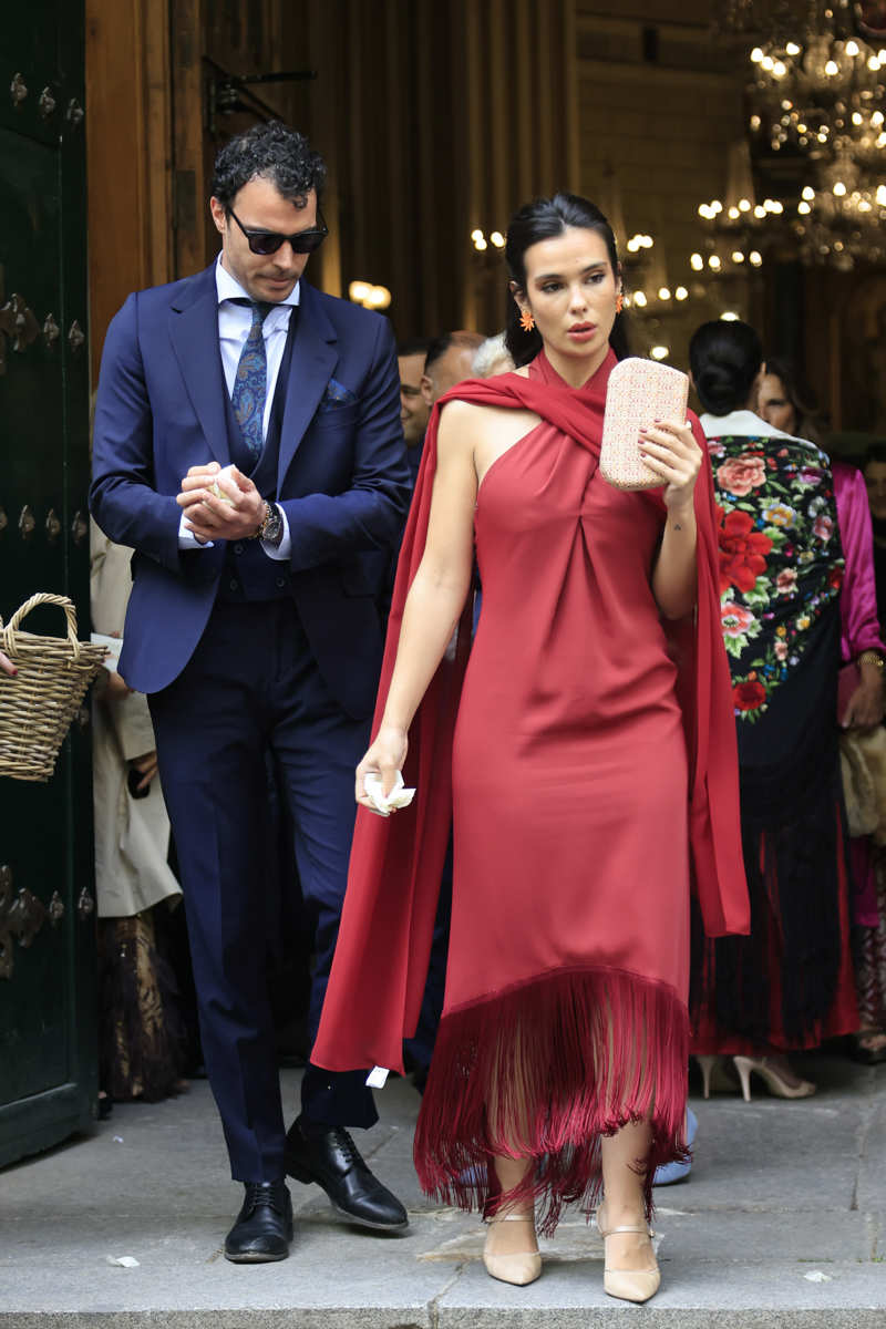 Juancho García, sobrino de Ana Obregón, y su novia, Cristina Gutiérrez. 