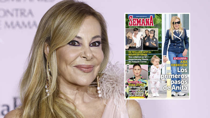 Ana Obregón, protagonista de la revista SEMANA