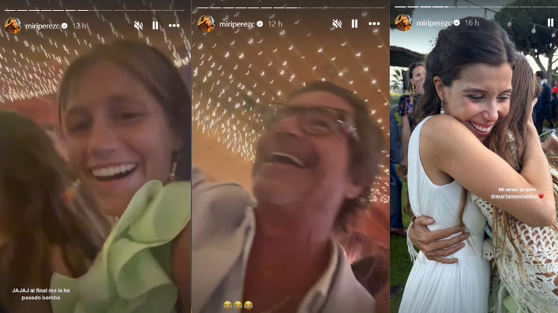 Miri Pérez Cabrero asistió, pese a sus recientes miedos, a la boda de su prima