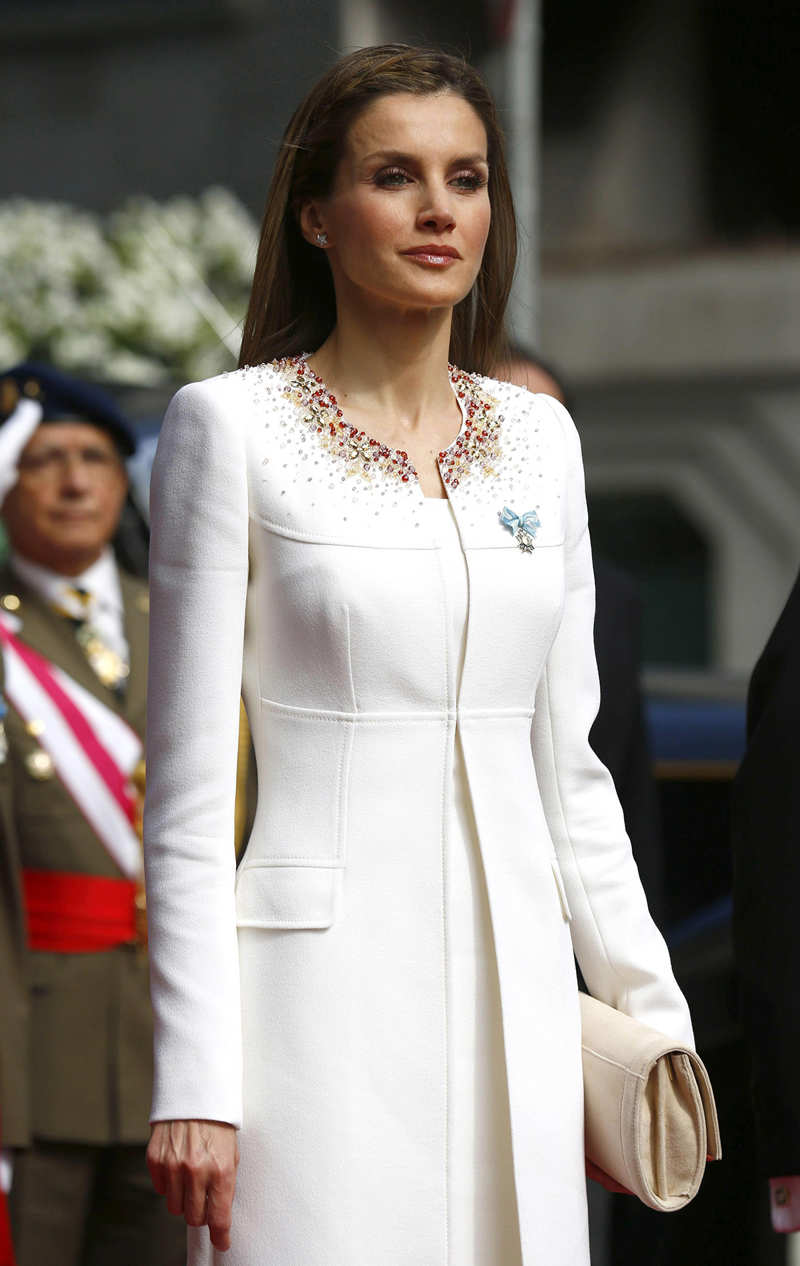 La Reina Letizia recibió bastantes elogios por su look de Felipe Varela