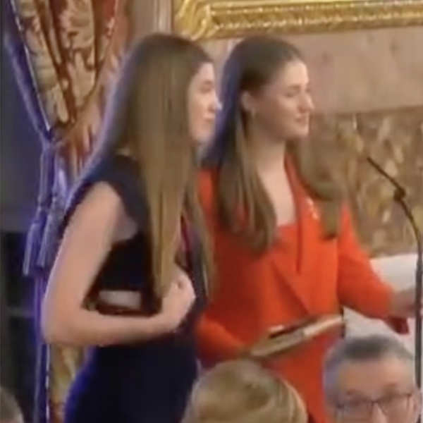 El momento del gesto de la Reina Letizia con sus hijas