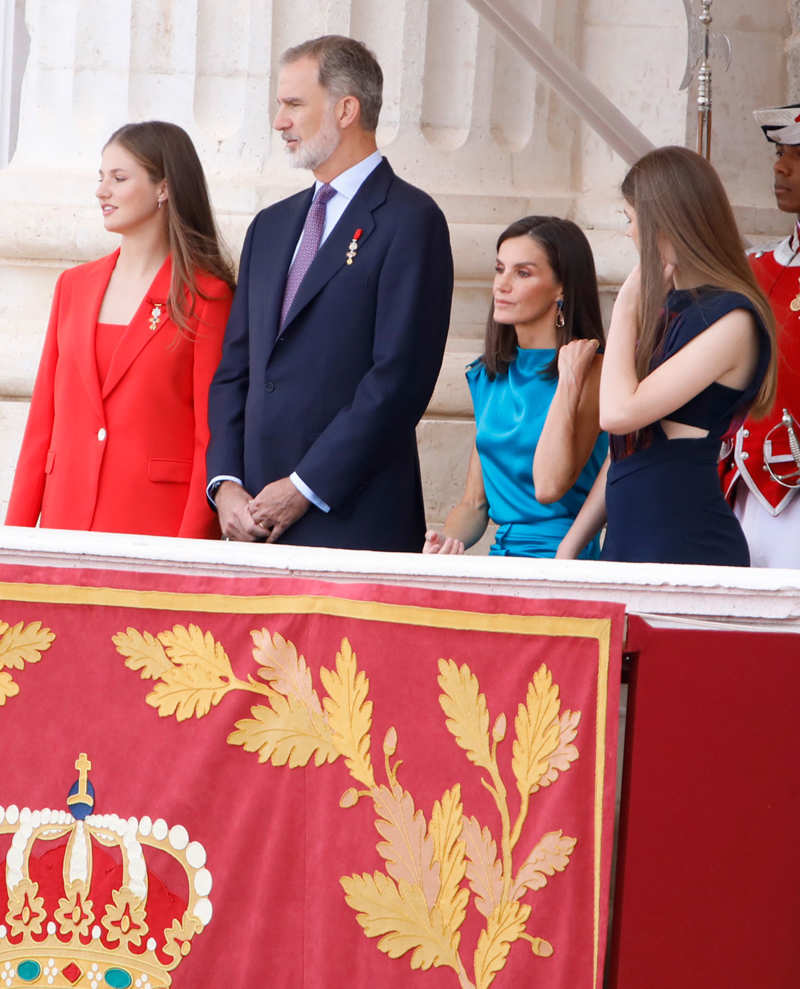 La Reina Letizia, en el Palacio Real.