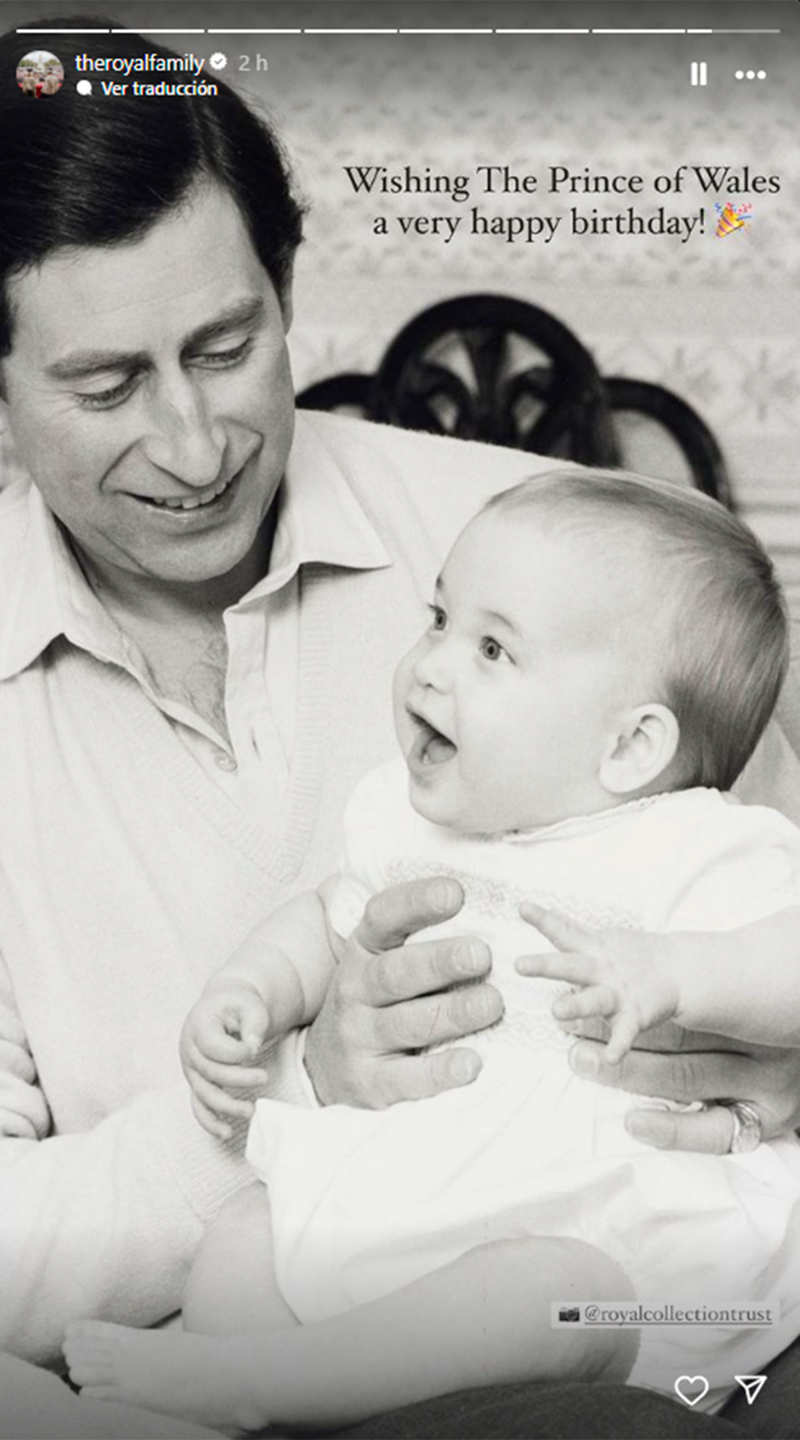 Carlos III y su hijo, en una foto de archivo.