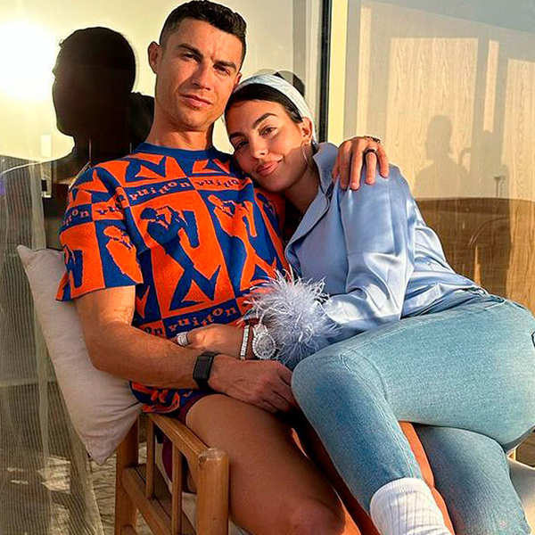 Georgina Rodríguez y Cristiano Ronaldo, en una foto de archivo.