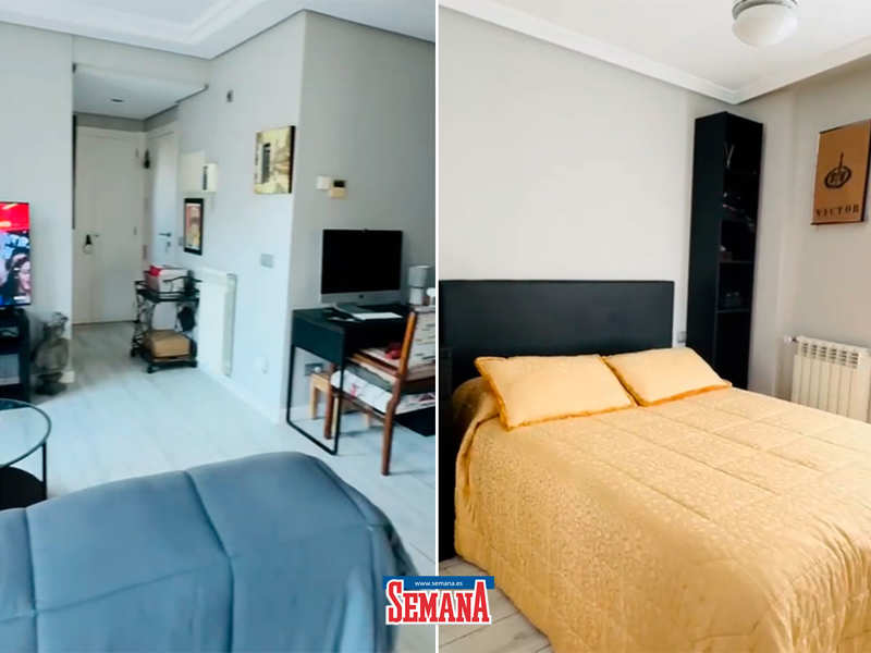 Oficina y dormitorio de Víctor Sandoval.