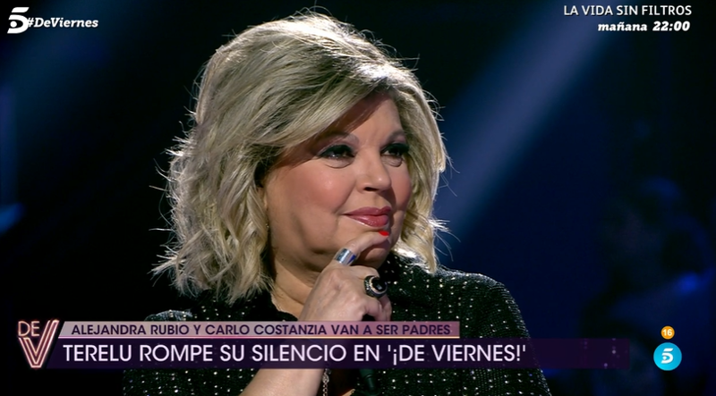 Terelu Campos durante su entrevista en '¡De Viernes!'. 