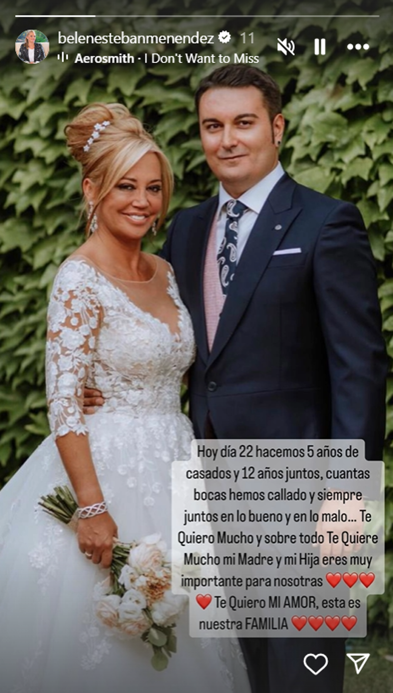 Belén Esteban y su zasca a los que criticaron su matrimonio