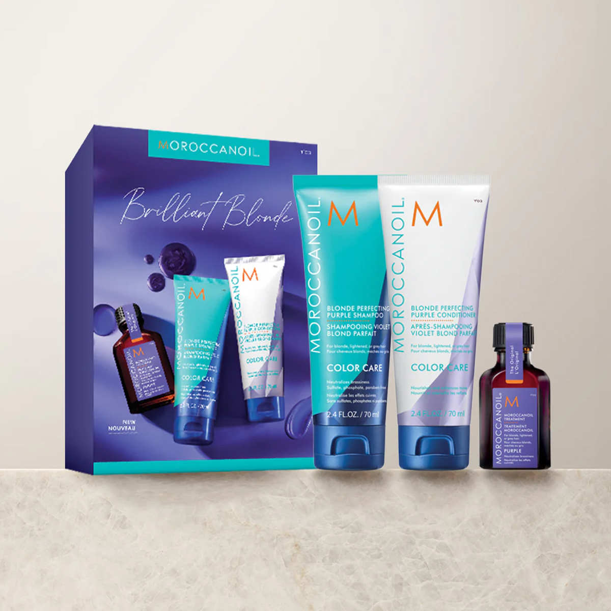 Kit Discovery Rubio Brillante de Moroccanoil 31,70 euros 