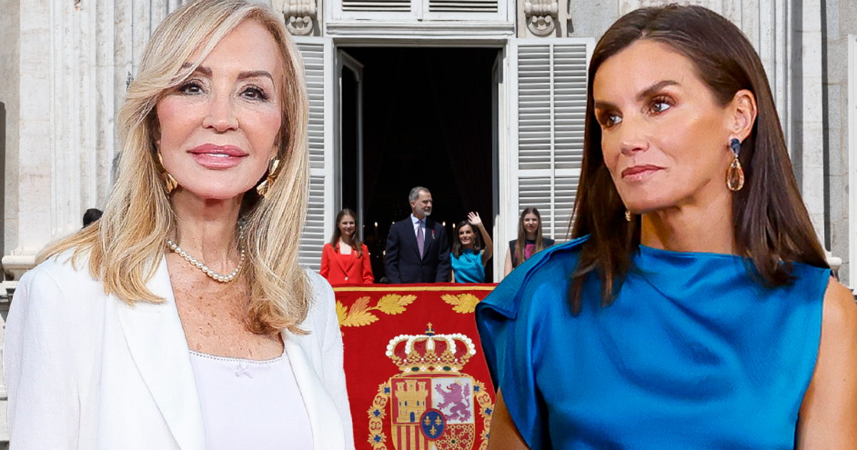 Carmen Lomana, crítica con el look de la Reina Letizia en el aniversario de la proclamación de Felipe VI