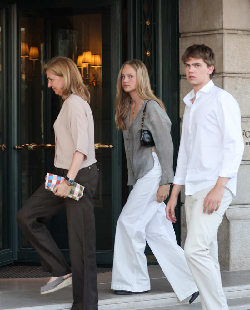 La Infanta Cristina, Miguel Urdangarin e Irene Urdangarin