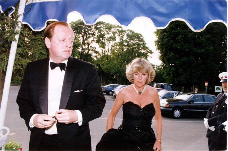 Camilla y Andrew Parker Bowles, en una foto de archivo.