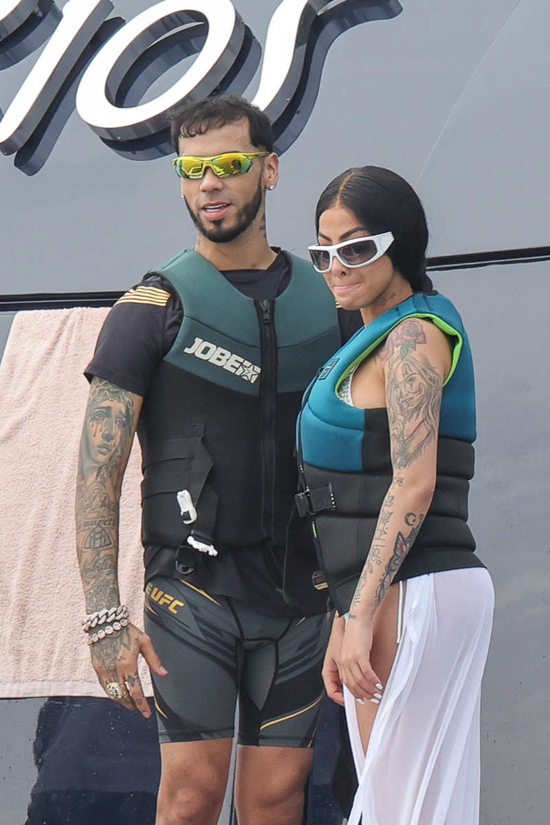 Anuel AA con su ex, Yailin