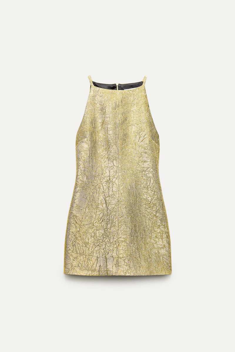 Vestido corto brillo ZW Collection 19,99 euros 