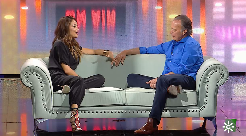 Lara Álvarez durante su entrevista en 'El show de Bertín'. 