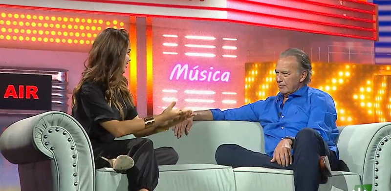 Lara Álvarez, entrevistada por Bertín Osborne en Canal Sur. 