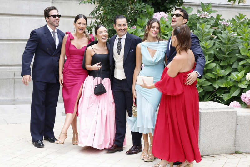Los invitados a a la boda de Ana Moya y Diego Conde. 