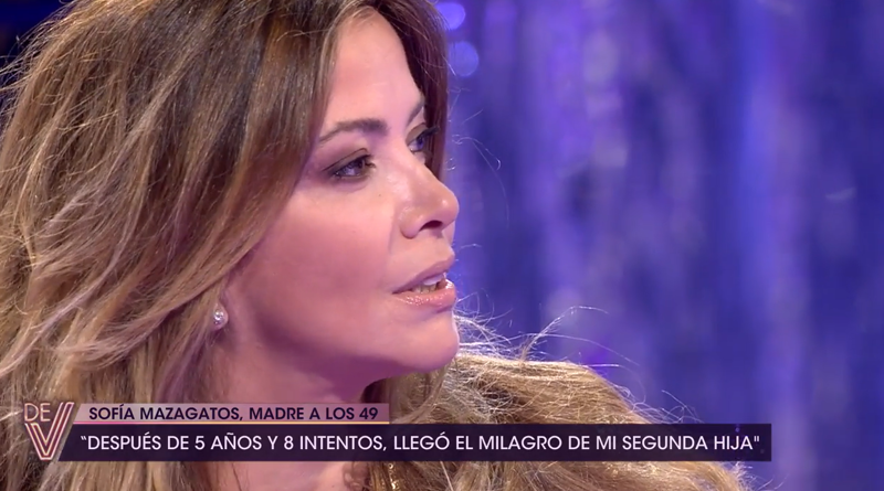 Sofía Mazagatos durante su entrevista en 'De Viernes'. 