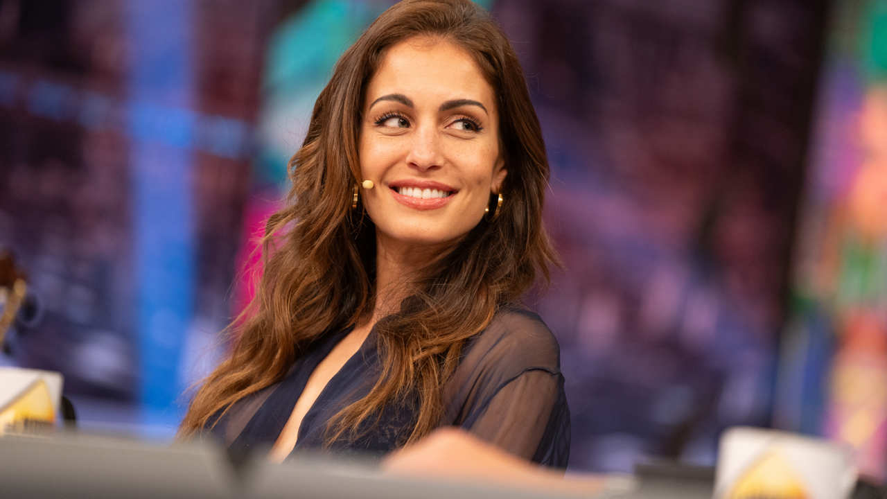 Hiba Abouk, en una foto de archivo en 'El Hormiguero'. 