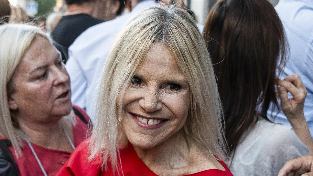 Eugenia Martínez de Irujo muy sonriente