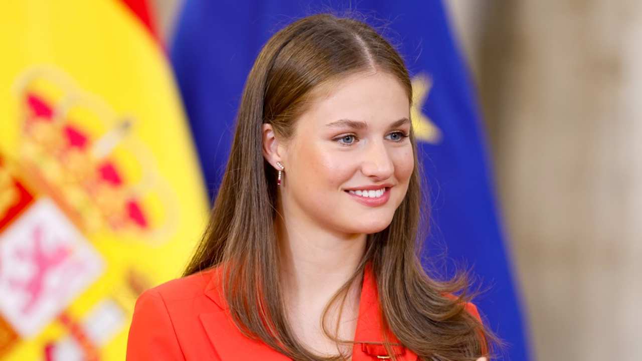 Leonor durante las celebraciones del X aniversario de la proclamación de Felipe VI