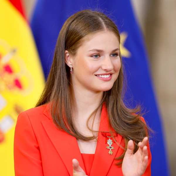 Leonor durante las celebraciones del X aniversario de la proclamación de Felipe VI