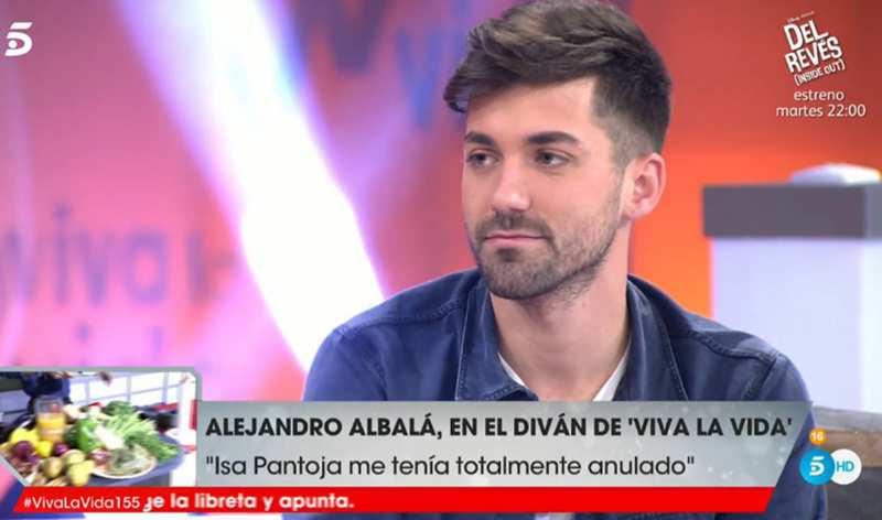 Alejandro Albalá en televisión. 