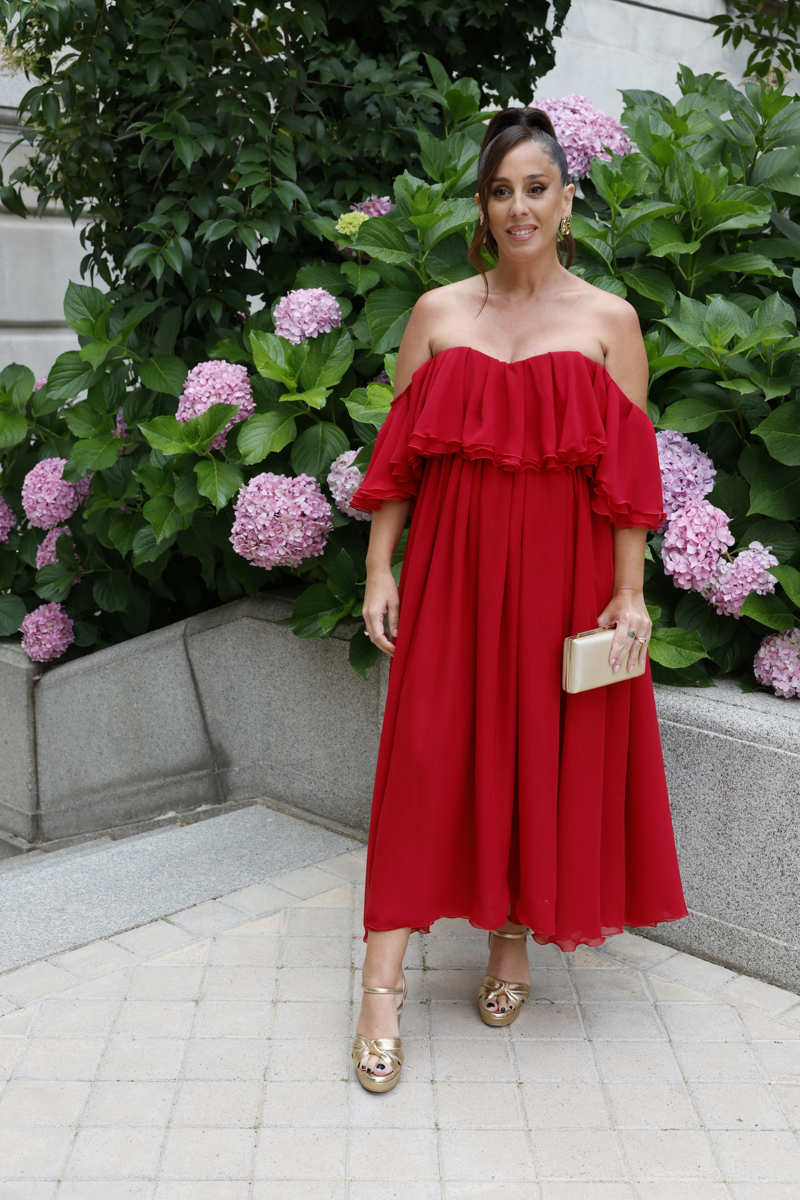 Anabel Pantoja en la boda de Ana Moya y Diego Conde. 