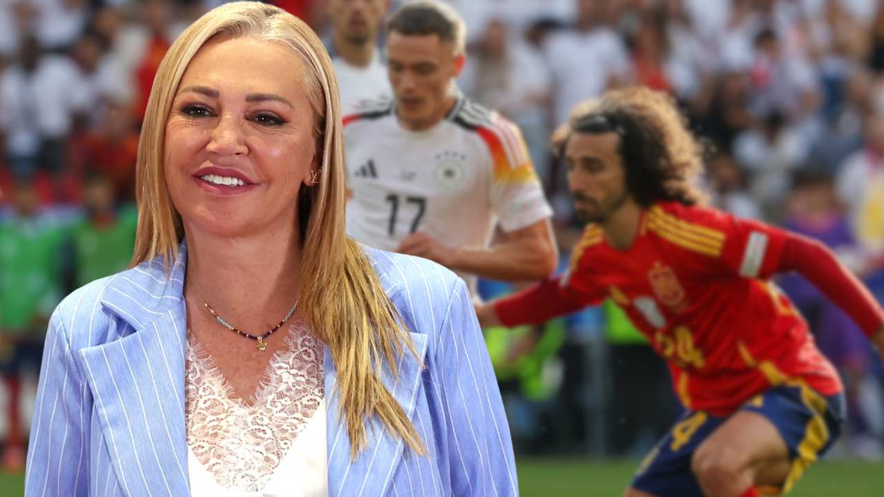 El gran disgusto de Belén Esteban tras el partido de España contra Alemania en la Eurocopa