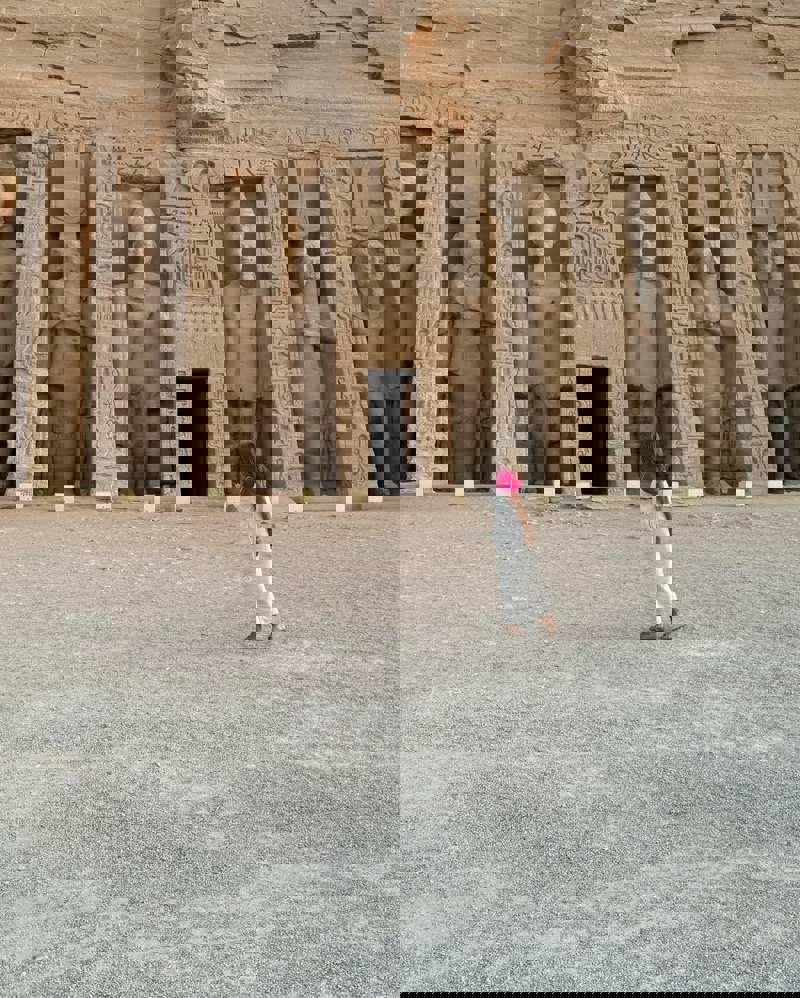 Alba Carrillo en Egipto de vacaciones con la familia