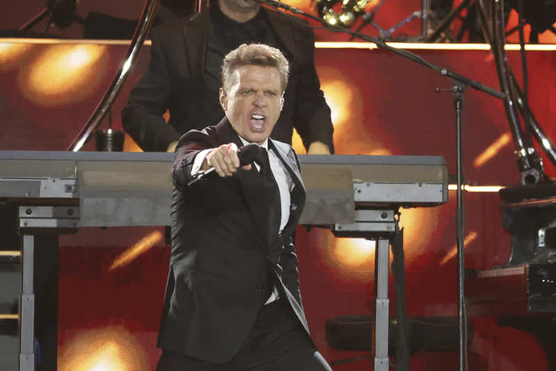 Luis Miguel en su concierto de Madrid