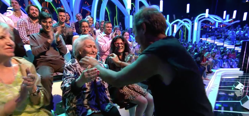Maestro Joao junto a su madre Benita en 'Supervivientes 2018'