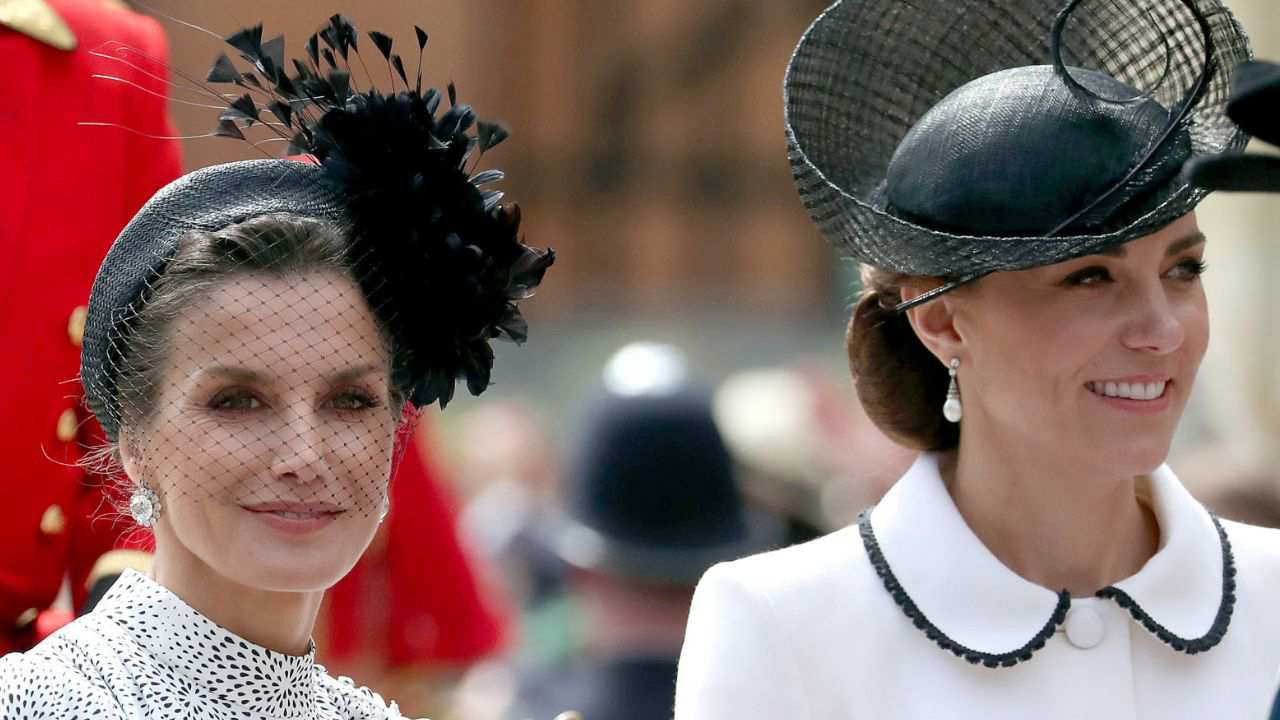 La Reina Letizia y Kate Middleton en 2019. GTRES