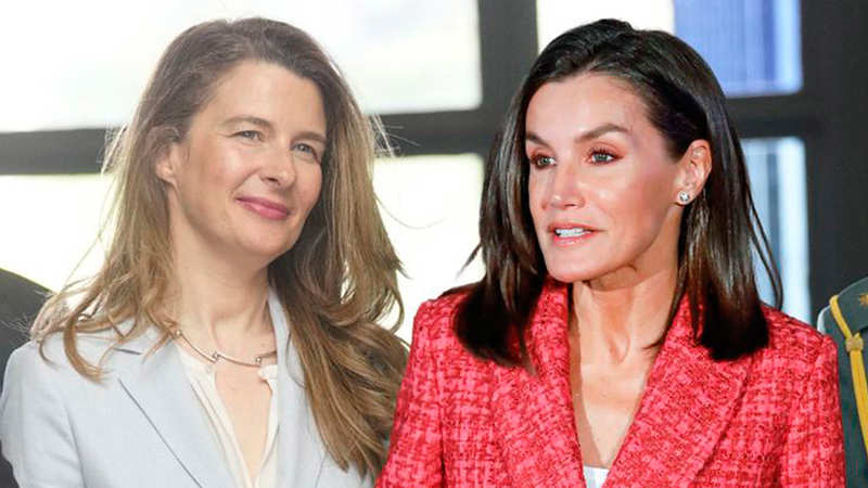 La Reina Letizia y María Dolores Ocaña, en un montaje de SEMANA.