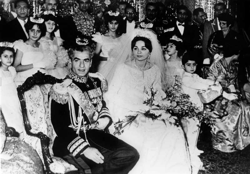 Boda del Sah y Farah el 21 de diciembre de 1959 en Teherán