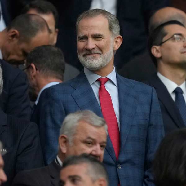 El Rey Felipe en el partido entre España e Italia en la Eurocopa 2024