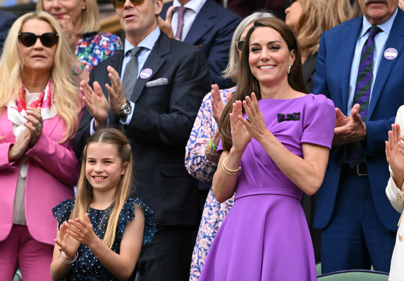 Kate Middleton en la gran final de Wimbledon. 