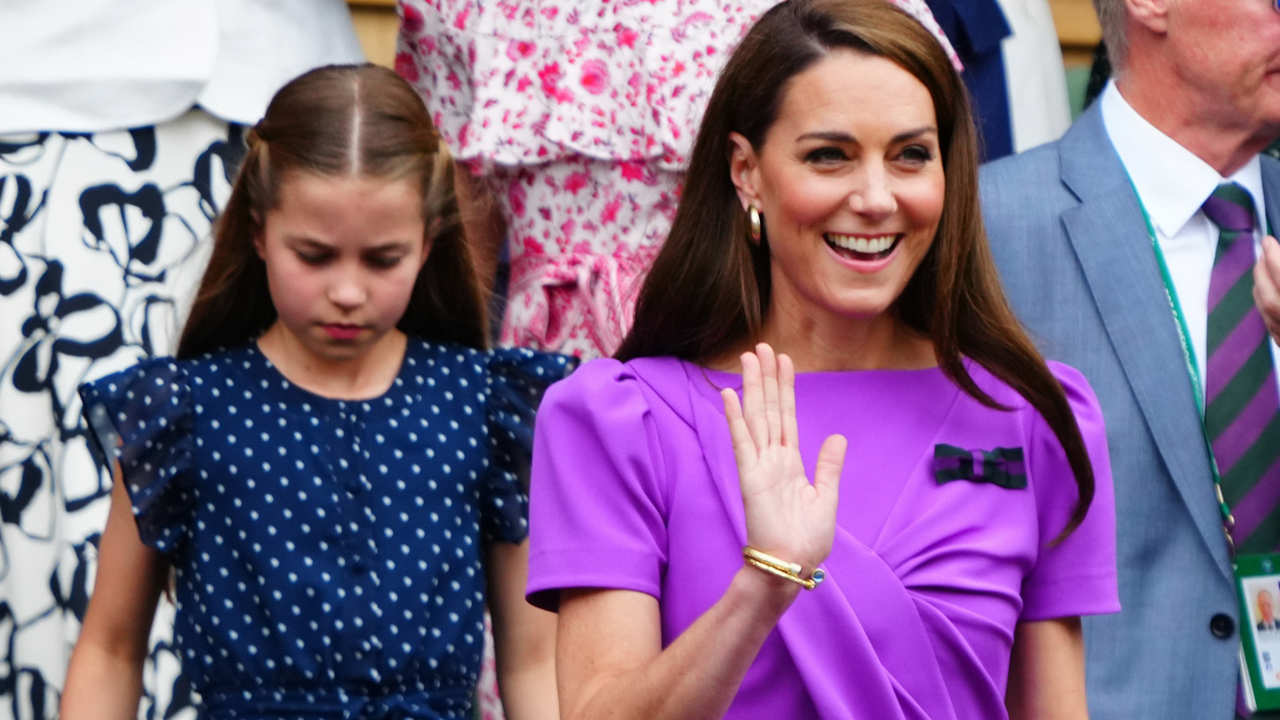 Kate Middleton reaparece en la gran final de Wimbledon junto a la Princesa Charlotte