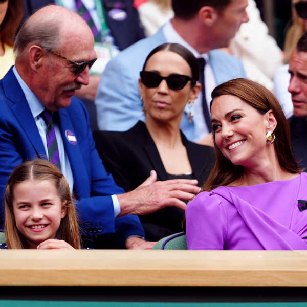 Kate Middleton, sonriente en Wimbledon. 