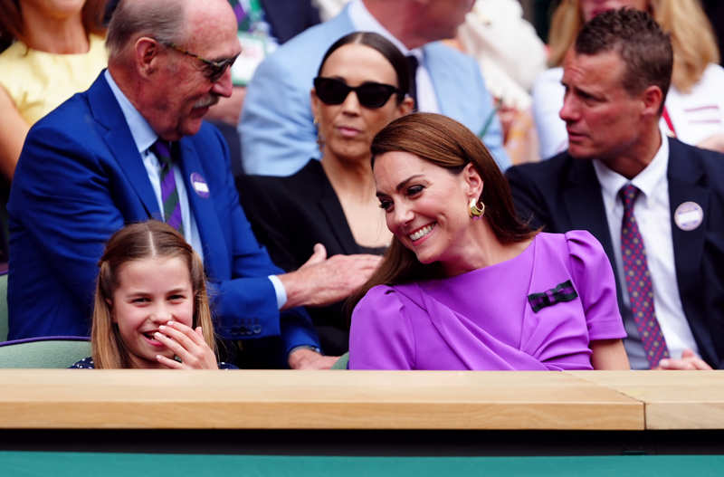 Kate Middleton y su hija, la Princesa Charlotte. 